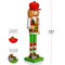 Ornativity Golf Player Christmas Nutcracker – Red and Green Wooden Golfer with Club and Ball Xmas Themed Holiday Nut Cracker Doll Figure Toy Decorations